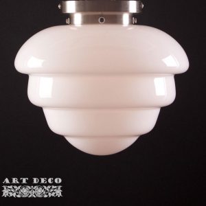 Art Deco plafondlamp ‘Oxford’ staal 30cm